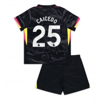 Maglie da calcio Chelsea Moises Caicedo #25 Terza Maglia Bambino 2024-25 Manica Corta (+ Pantaloni corti)